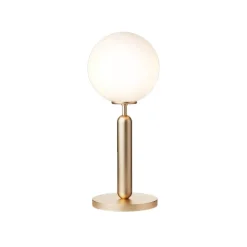 Discount Miira bordlampe, messing/opal Glas Lamper|Messinglamper