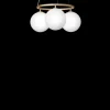 Hot Miira Circular 3, opal/messing Messinglamper|Glas Lamper