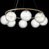 Online Miira Circular 8, optic/messing Glas Lamper|Spisebordslamper