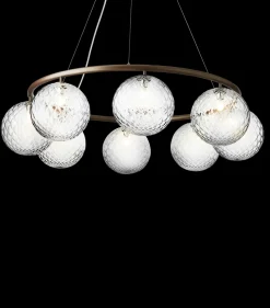 Hot Miira Circular 8, optic/mørk bronze Glas Lamper|Spisebordslamper