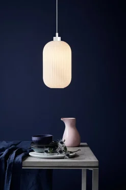 Best Milford 20 pendel, opal glas Glas Lamper|Spisebordslamper