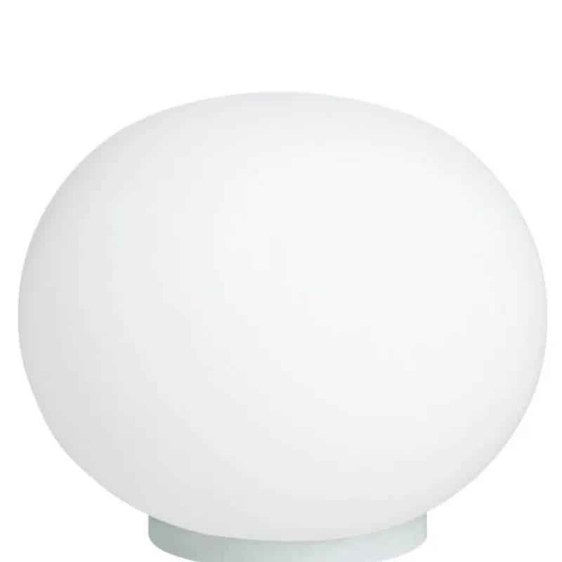 Hot Mini Glo-Ball T bordlampe, med dæmper Hvide Lamper|Glas Lamper