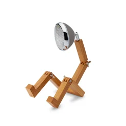 Mini Mr. Wattson bordlampe, Lava grå Børn Lamper I Træ|Lamper Til Reol