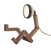 Discount Mini Mr. Wattson bordlampe, Desert grøn Børn Lamper I Træ|Lamper Til Reol