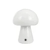 Hot Morkel Mushroom batterilampe / bordlampe, hvid Hvide Lamper|Glas Lamper