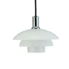 Best Morph D21 pendel, opal/krom Hvide Lamper|Glas Lamper