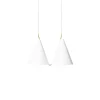 Discount Mosaik pendel 2 side-by-side, hvid Hvide Lamper|Hængelamper