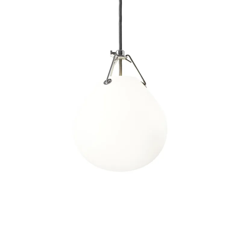 New Moser pendel Ø185, mat hvid opal Glas Lamper|Spisebordslamper