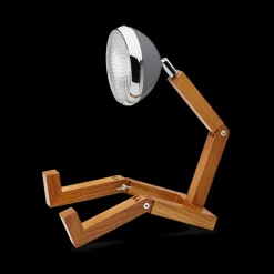 Discount Mr. Wattson bordlampe, Intense grå Børn Lamper I Træ|Lamper Til Reol