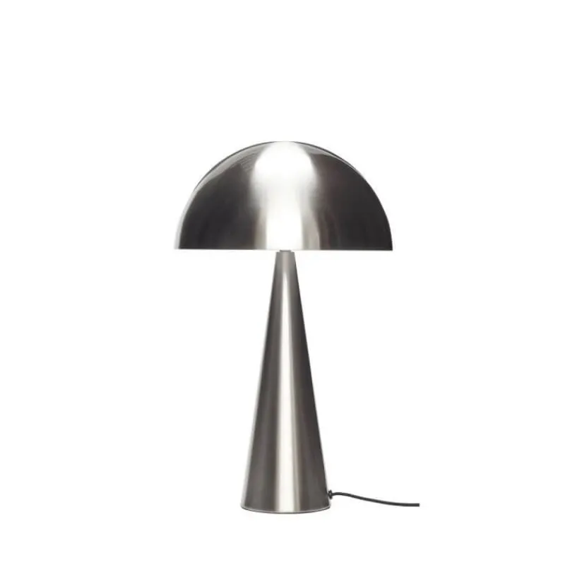 Best Mush bordlampe høj, nikkel Lamper Til Sofabord|Lamper Til Reol