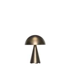 Outlet Mush Portable bordlampe / batterilampe, bruneret messing Messinglamper|Transportable Lamper