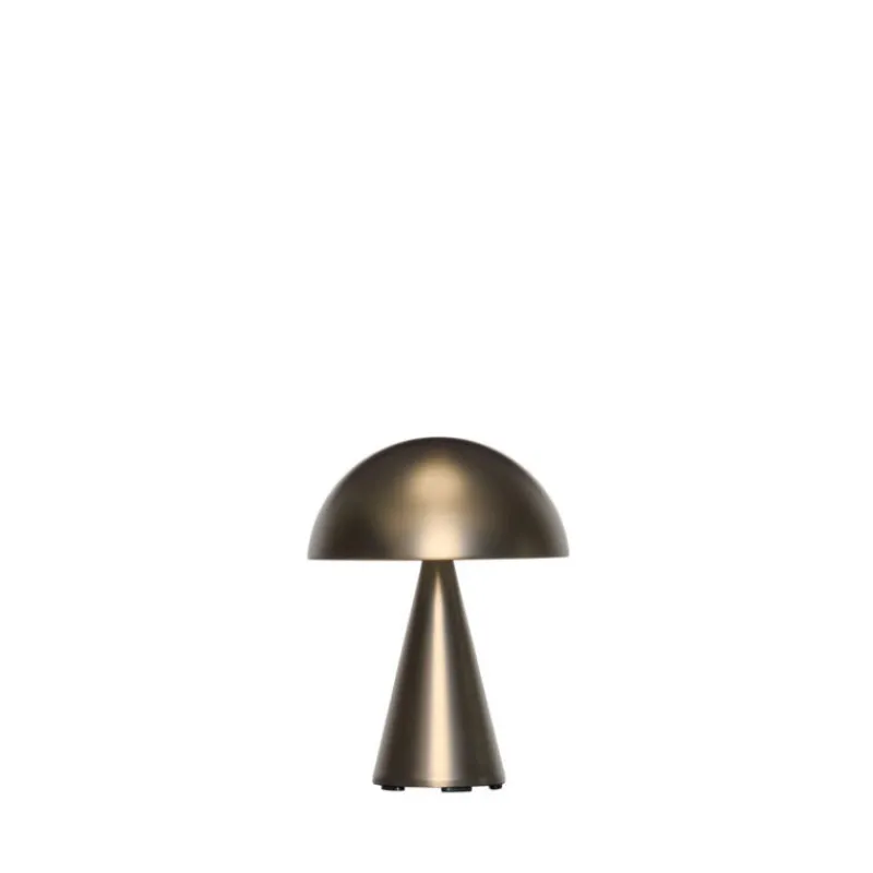Outlet Mush Portable bordlampe / batterilampe, bruneret messing Messinglamper|Transportable Lamper