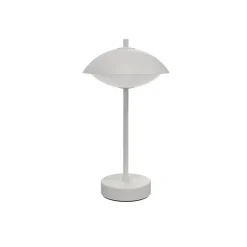 Discount Musling Portable batterilampe / bordlampe, hvid Transportable Lamper|Skrivebordslamper