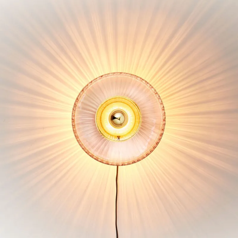 Hot New Wave Optic XL væglampe, rose Glas Lamper|Væglamper