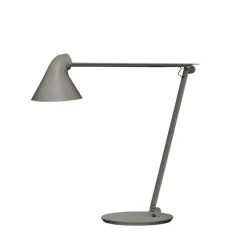 New NJP bordlampe m/bordfod, mørk alu grå Skrivebordslamper|Arkitektlamper