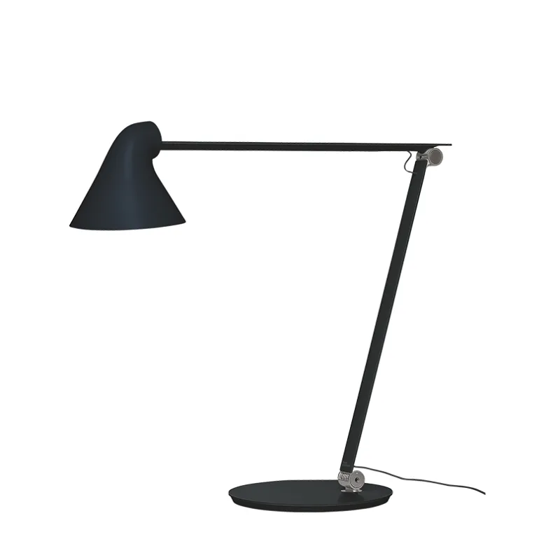 NJP bordlampe m/bordfod, sort Skrivebordslamper|Arkitektlamper