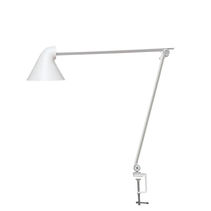 Sale NJP bordlampe m/bordklemme, hvid Skrivebordslamper|Klemmelamper
