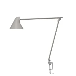 Discount NJP bordlampe m/bordklemme, lys alu grå Skrivebordslamper|Klemmelamper