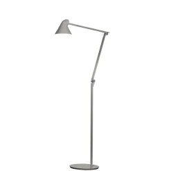 Discount NJP gulvlampe, lys alu grå Standerlamper|Arkitektlamper