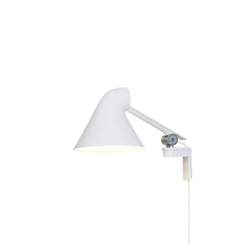 Outlet NJP væglampe m/kort arm, hvid Hvide Lamper|Arkitektlamper
