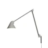 Discount NJP væglampe m/lang arm, lys alu grå Arkitektlamper|Køkkenlamper
