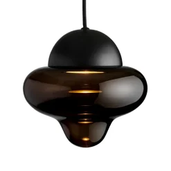 New Nutty pendel, brun/sort Glas Lamper|Lamper Til Sofabord