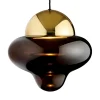 New Nutty XL pendel, brun/guld Glas Lamper|Pendler