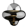 Online Nutty XL pendel, smoke/krom Glas Lamper|Pendler
