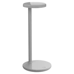 Sale Oblique bordlampe, blank grå Lamper Med Usb|Kontorlamper