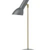Hot Oblique Bordlampe Messing, flintgrå Læselamper|Skrivebordslamper