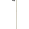 Best Oblique Gulvlampe Messing, flintgrå Standerlamper|Læselamper