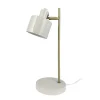 Outlet Ocean bordlampe, beige/messing Messinglamper|Skrivebordslamper