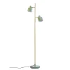 Clearance Ocean gulvlampe, oliven/messing Standerlamper|Stue Lamper