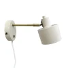 Hot Ocean væglampe, beige/messing Messinglamper|Soveværelseslamper
