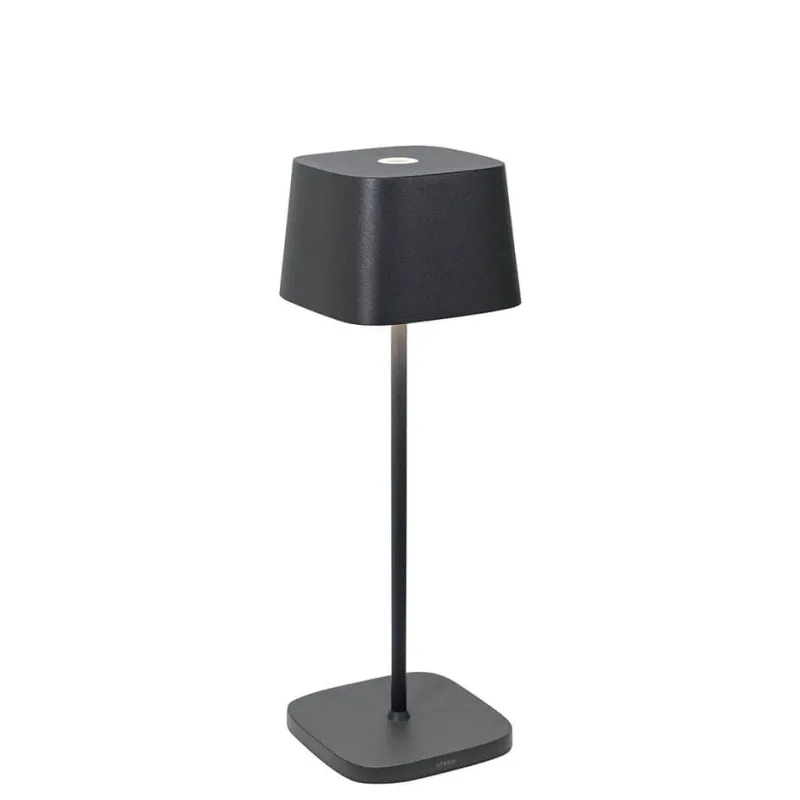 Outlet Ofelia batterilampe / bordlampe, mørkegrå Transportable Lamper|Lamper Til Sofabord