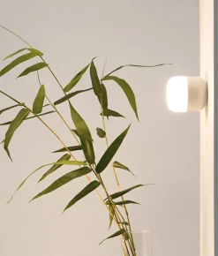 Clearance Ohm 100/110 loftlampe / væglampe, hvid/mat opal Hvide Lamper|Glas Lamper