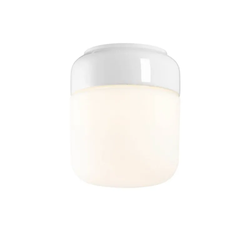 Hot Ohm 140/170 loftlampe / væglampe, hvid/mat opal Hvide Lamper|Glas Lamper