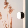 Outlet Ohm 100/110 loftlampe / væglampe, sort/mat opal Sorte Væglamper|Glas Lamper
