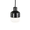 New Ohm 100/155 pendel, sort/mat opal Glas Lamper|Vådrumslamper