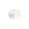 Online Ohm 100/110 Sauna væglampe, hvid/mat opal Hvide Lamper|Glas Lamper