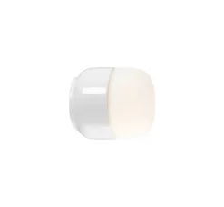 Online Ohm 100/110 Sauna væglampe, hvid/mat opal Hvide Lamper|Glas Lamper