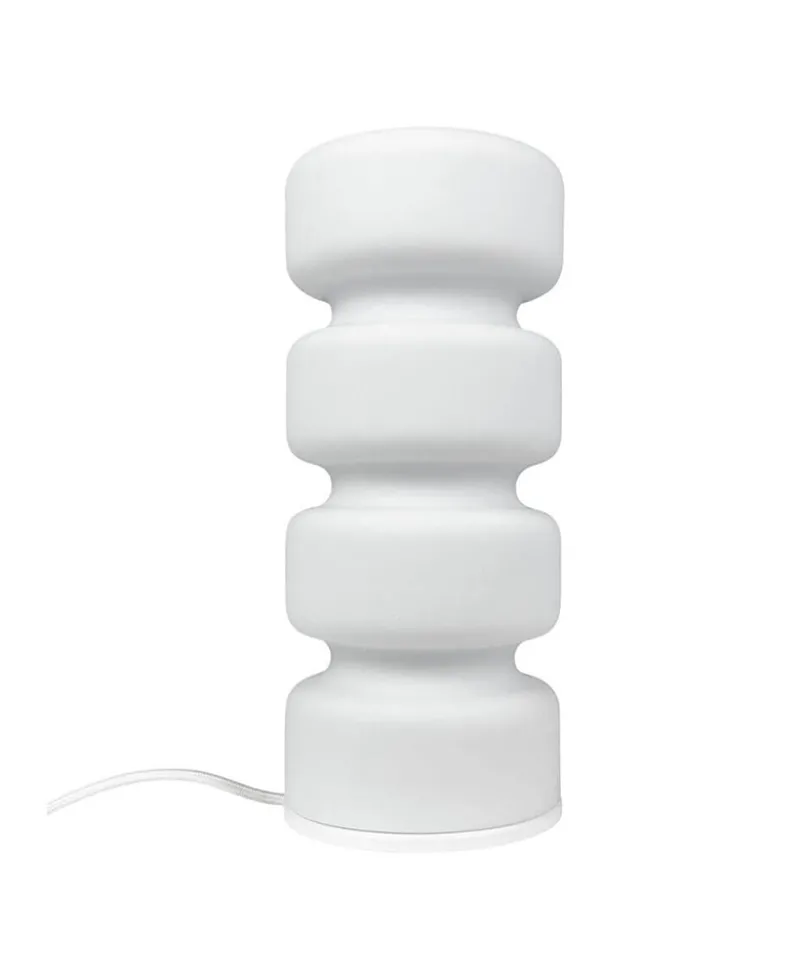 Olive bordlampe, opal Hvide Lamper|Glas Lamper