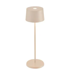 Online Olivia batterilampe / bordlampe, sand Transportable Lamper|Lamper Til Sofabord