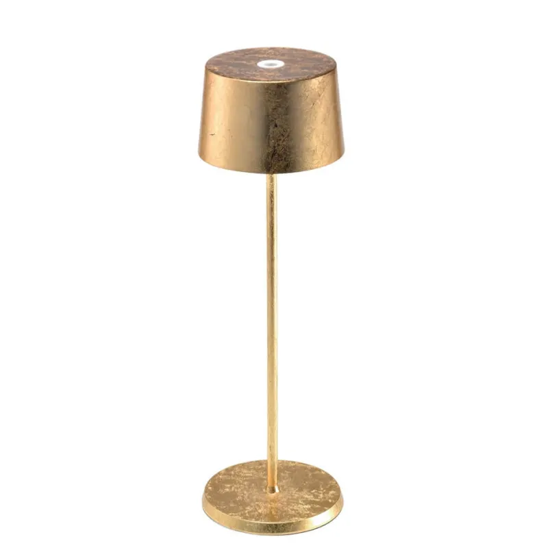 Online Olivia batterilampe / bordlampe, antik guld Transportable Lamper|Lamper Til Sofabord