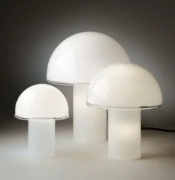 Best Onfale Grande bordlampe, hvid Hvide Lamper|Glas Lamper