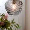 Orbiform pendel E27, røgfarvet Glas Lamper|Spisebordslamper