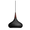 New Orient Pendel, mat sort P1 Lamper I Træ|Danske Designer Klassikere