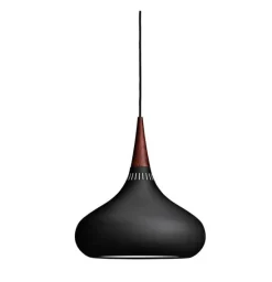 New Orient Pendel, mat sort P1 Lamper I Træ|Danske Designer Klassikere