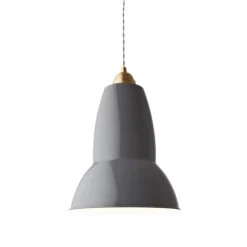 Original 1227 messing/grå maxi pendel Industrielle Lamper