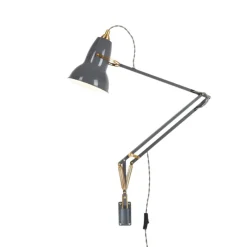 Online Original 1227 messing/grå vægmonteret lampe Læselamper|Arkitektlamper